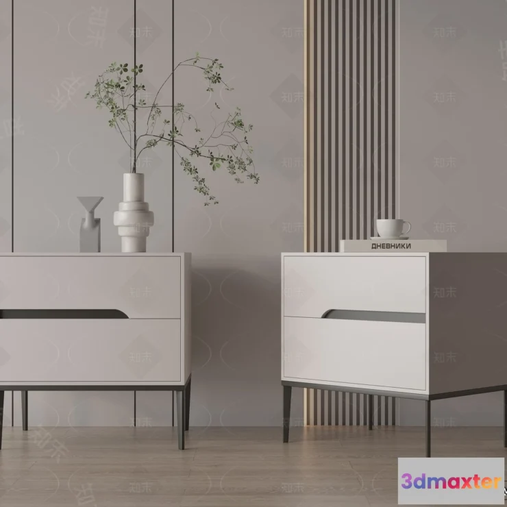 1383603 - Bedside Tables - 3D Furniture Models - 140 3D Max