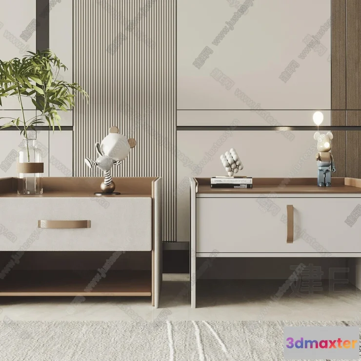 1383797 - Bedside Tables - 3D Furniture Models - 143 3D Max