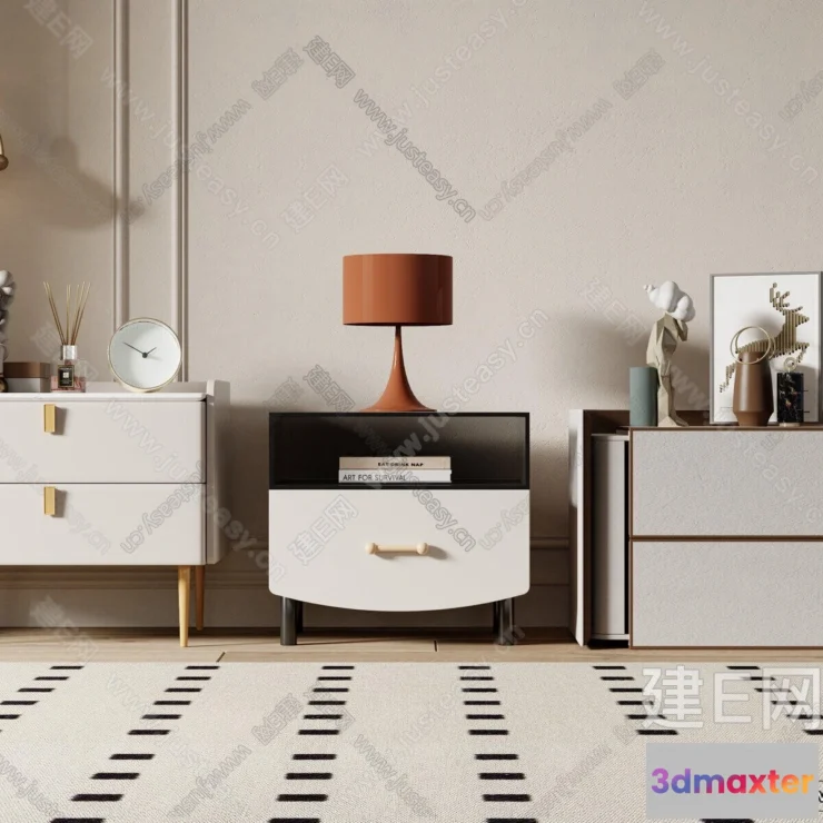 1384052 - Bedside Tables - 3D Furniture Models - 147 3D Max