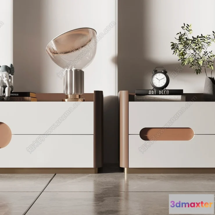 1384576 - Bedside Tables - 3D Furniture Models - 155 3D Max