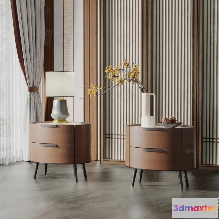 1384768 - Bedside Tables - 3D Furniture Models - 158 3D Max