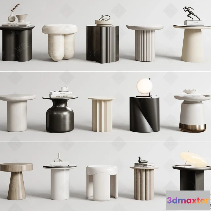 1384827 - Bedside Tables - 3D Furniture Models - 159 3D Max