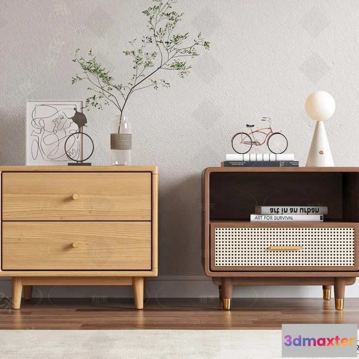 1384973 - Bedside Tables - 3D Furniture Models - 161 3D Max