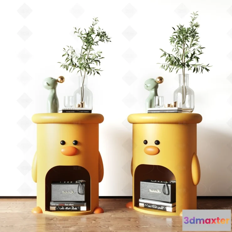 1385103 - Bedside Tables - 3D Furniture Models - 163 3D Max