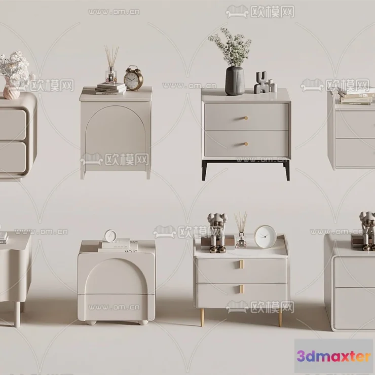 1386618 - Bedside Tables - 3D Furniture Models - 185 3D Max