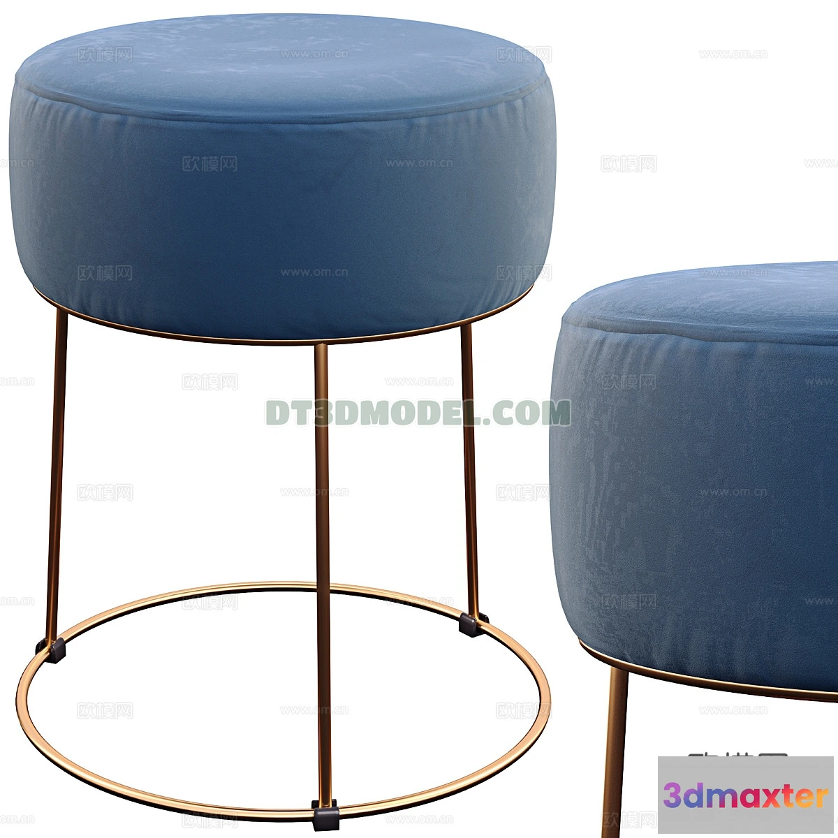 1517866 - FURNITURE - BEDSIDE TABLE - 3D Model For Interior Design - 2103 3D Max