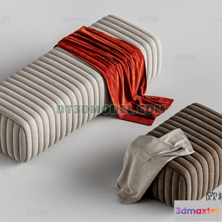 1517876 - FURNITURE - BEDSIDE TABLE - 3D Model For Interior Design - 2108 3D Max