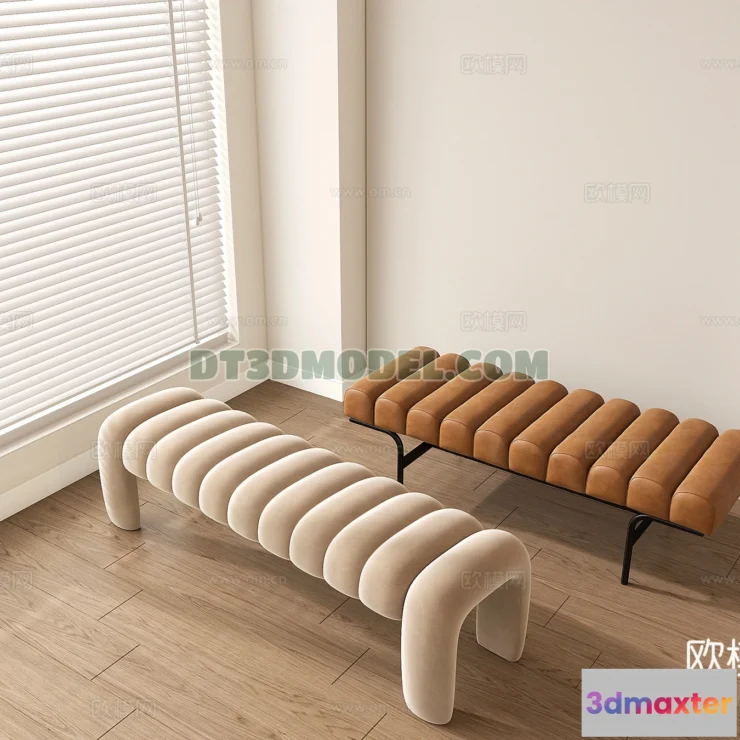 1517912 - FURNITURE - BEDSIDE TABLE - 3D Model For Interior Design - 2126 3D Max