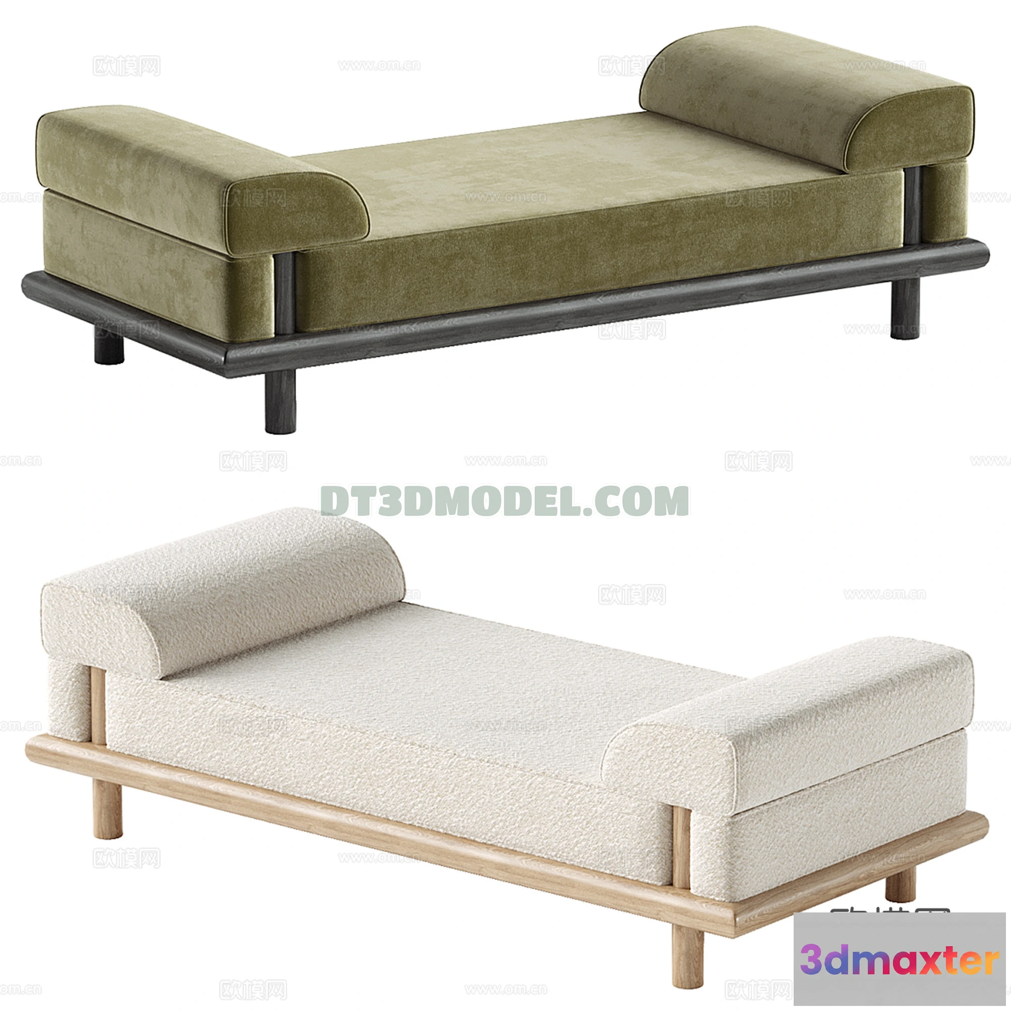 1517956 - FURNITURE - BEDSIDE TABLE - 3D Model For Interior Design - 2148 3D Max