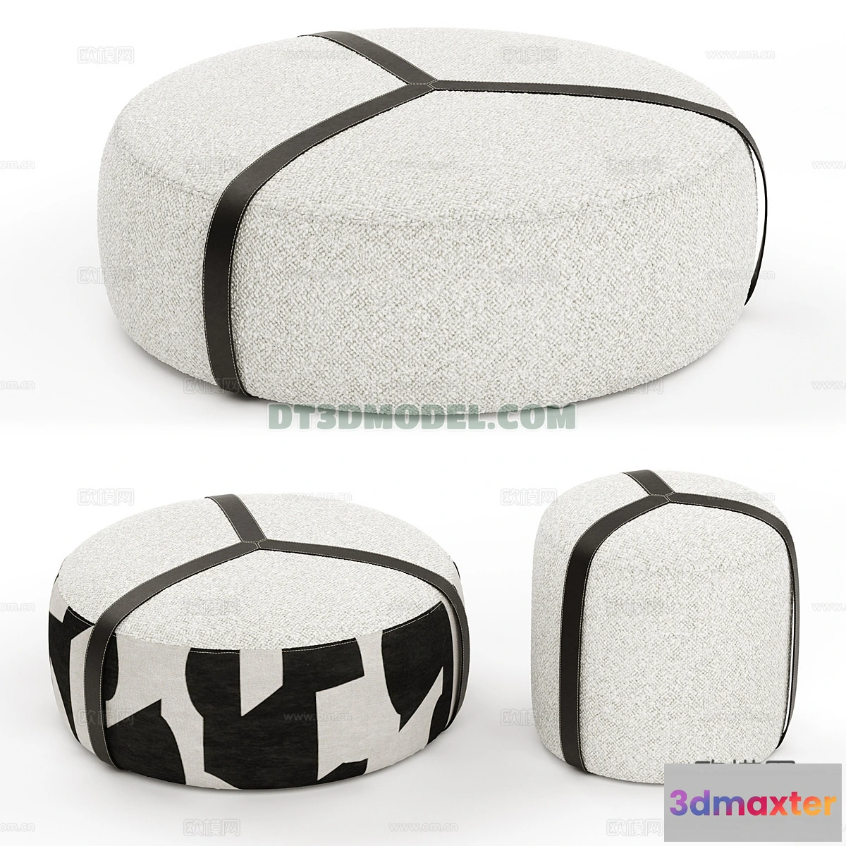 1517970 - FURNITURE - BEDSIDE TABLE - 3D Model For Interior Design - 2155 3D Max