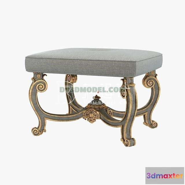 1517980 - FURNITURE - BEDSIDE TABLE - 3D Model For Interior Design - 2160 3D Max