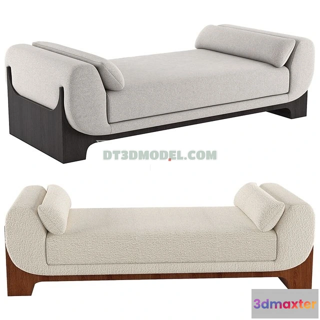 1517984 - FURNITURE - BEDSIDE TABLE - 3D Model For Interior Design - 2162 3D Max