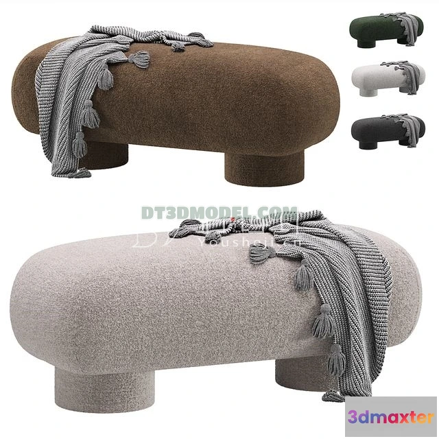 1517996 - FURNITURE - BEDSIDE TABLE - 3D Model For Interior Design - 2168 3D Max