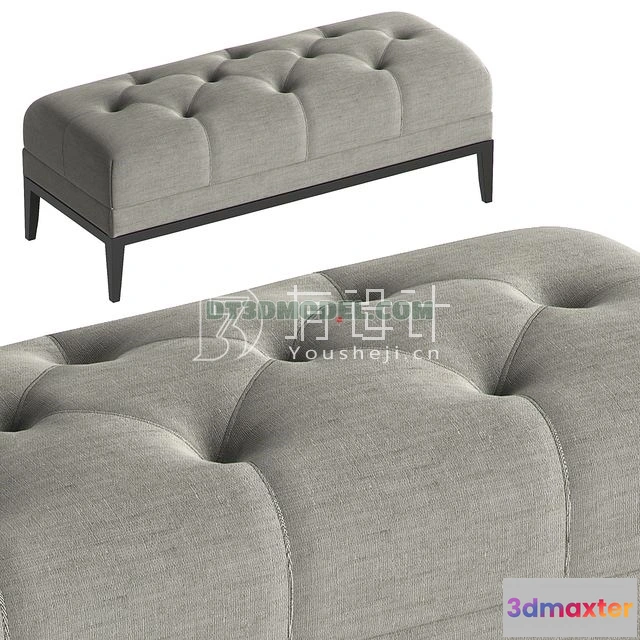 1518022 - FURNITURE - BEDSIDE TABLE - 3D Model For Interior Design - 2181 3D Max