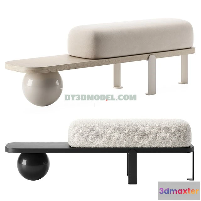 1518026 - FURNITURE - BEDSIDE TABLE - 3D Model For Interior Design - 2183 3D Max