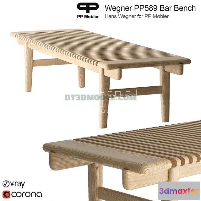 1518028 - FURNITURE - BEDSIDE TABLE - 3D Model For Interior Design - 2184 3D Max