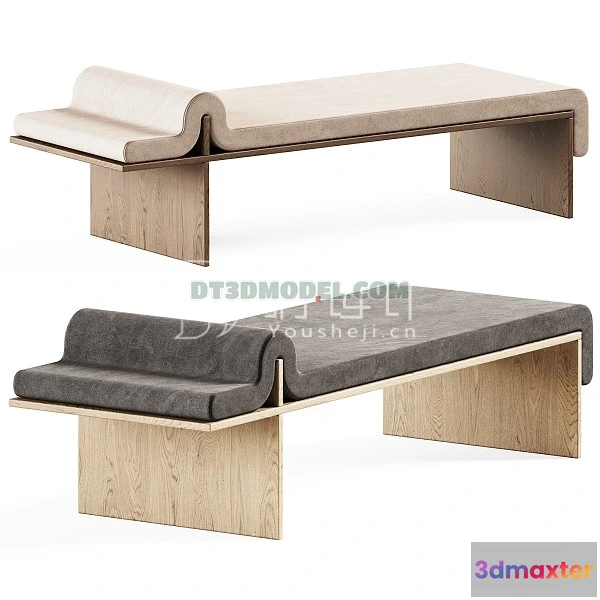 1518040 - FURNITURE - BEDSIDE TABLE - 3D Model For Interior Design - 2190 3D Max