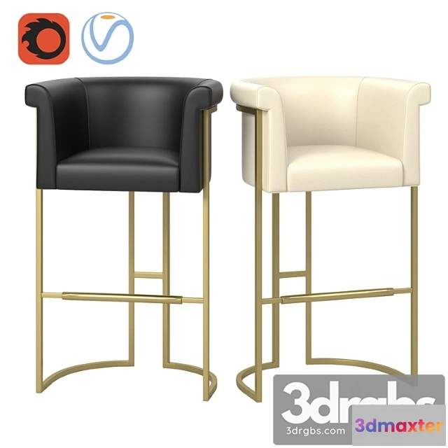 1027956 - Baker diolite barstool