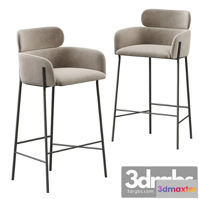 1028302 - Cb2 azalea mink bar stool