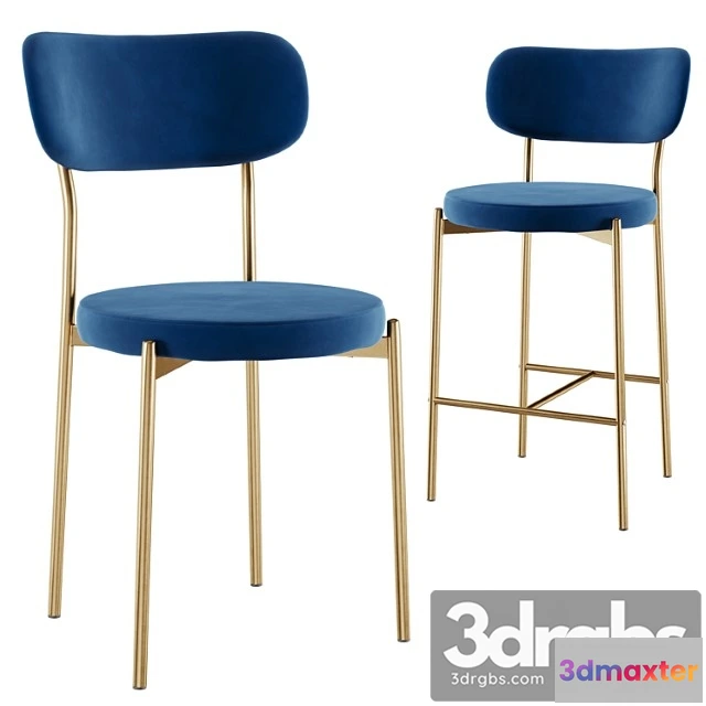 1028484 - Chair&bar stool barbara stool group
