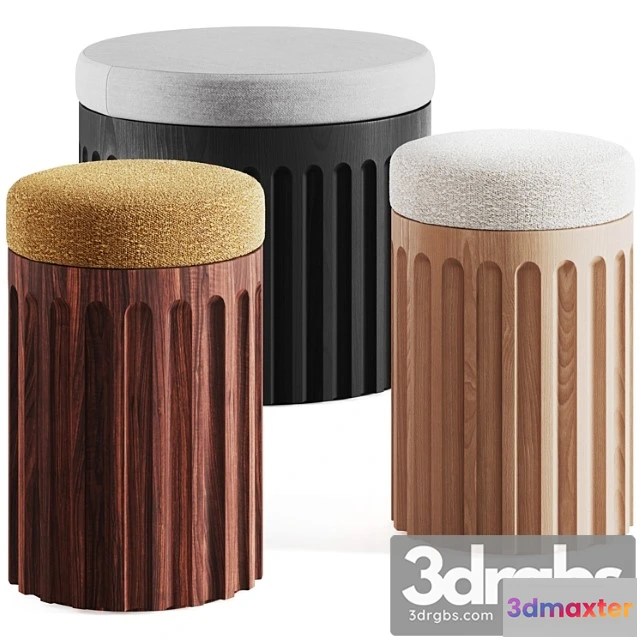 1028936 - Fluted stool by galvin brothers