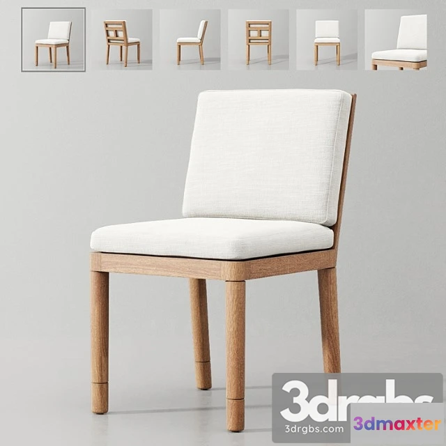 1029514 - Miramar teak side chair