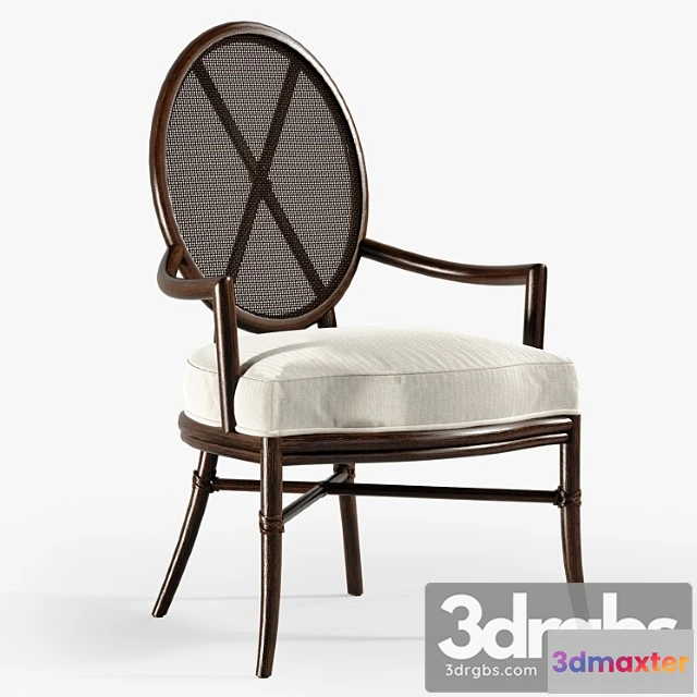 1029712 - Oval x-back chair