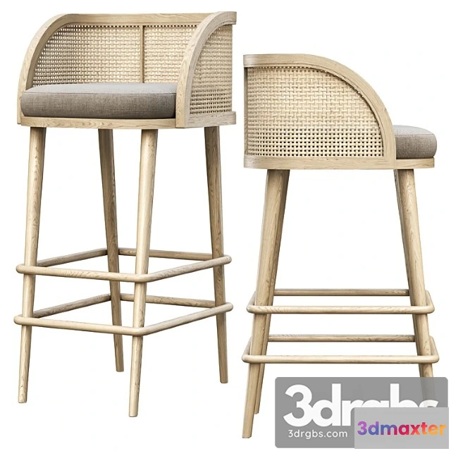 1029860 - rattan bar stool