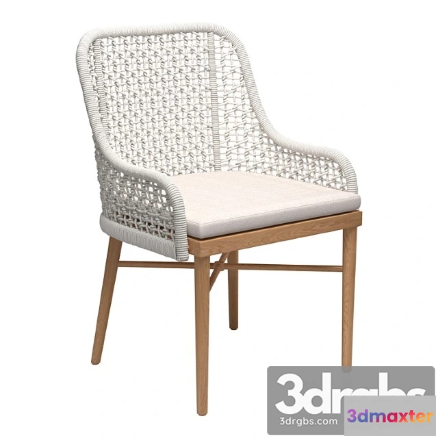 1029928 - Rope rattan arm chair