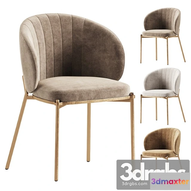 1030002 - Shell back dining chair