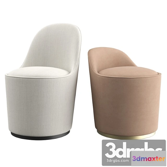 1030100 - Tail lounge high back + low back by gubi