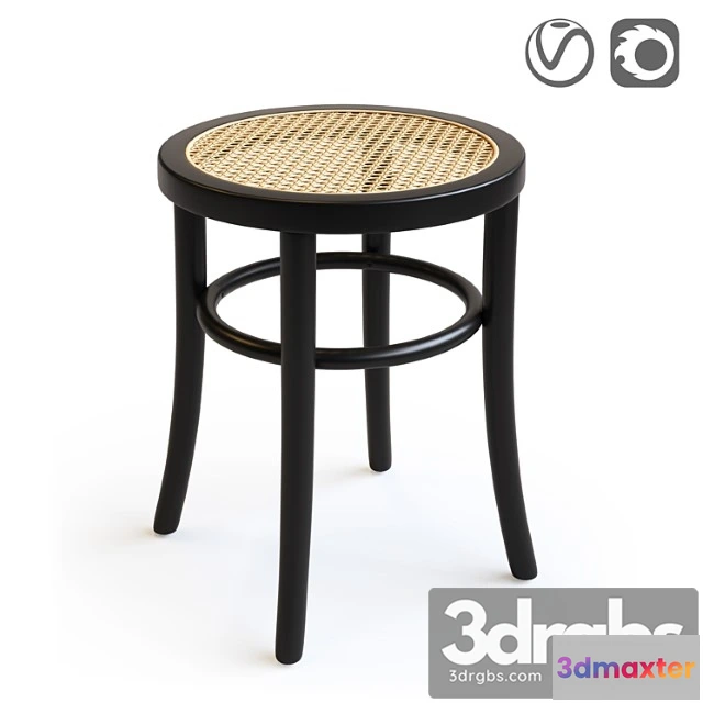 1030238 - Wicker rattan stool, cedak