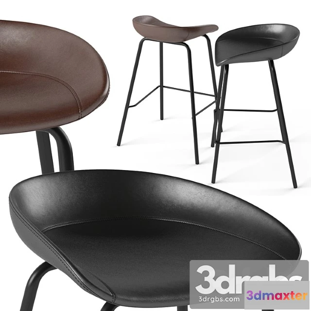 1030284 - Zeil lowback kitchen bar and counter stool