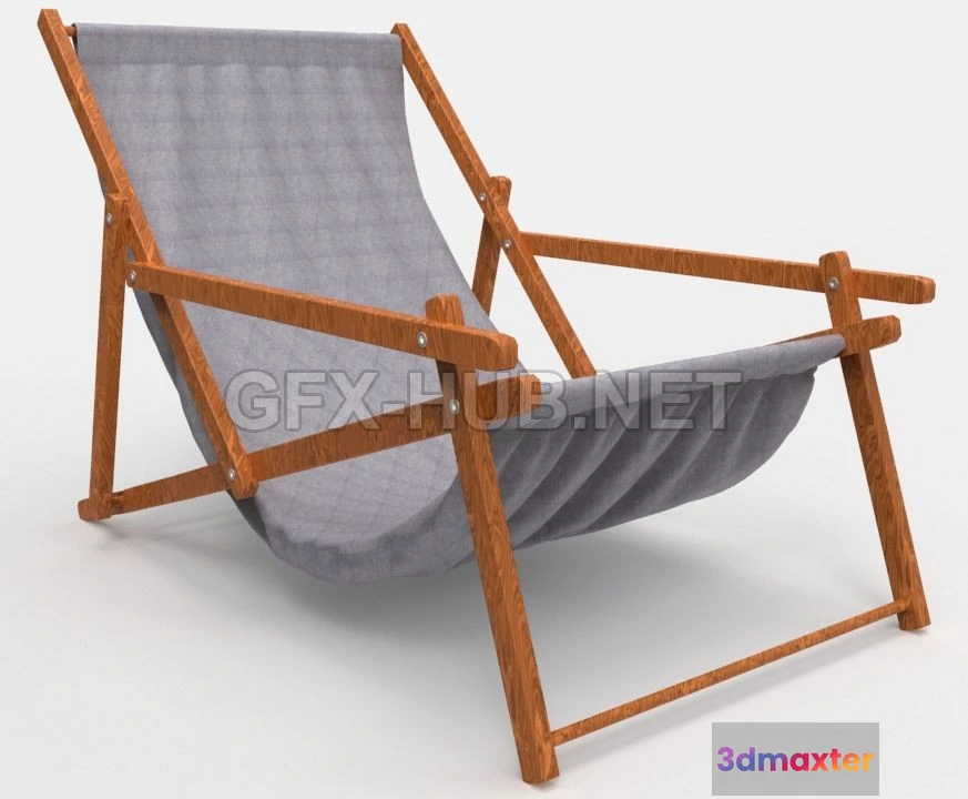 1072750 - Armed Sling Chair (maxfbxobj) - 206307