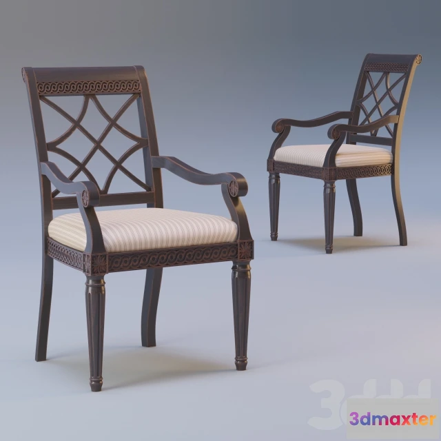 1081450 - FRET-BACK ARM CHAIR - 215007