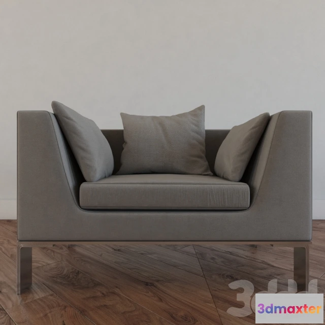 1091666 - simple modern wihte chair - 225223