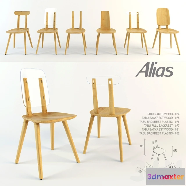 1093342 - Tabu chairs by Alias - 226899