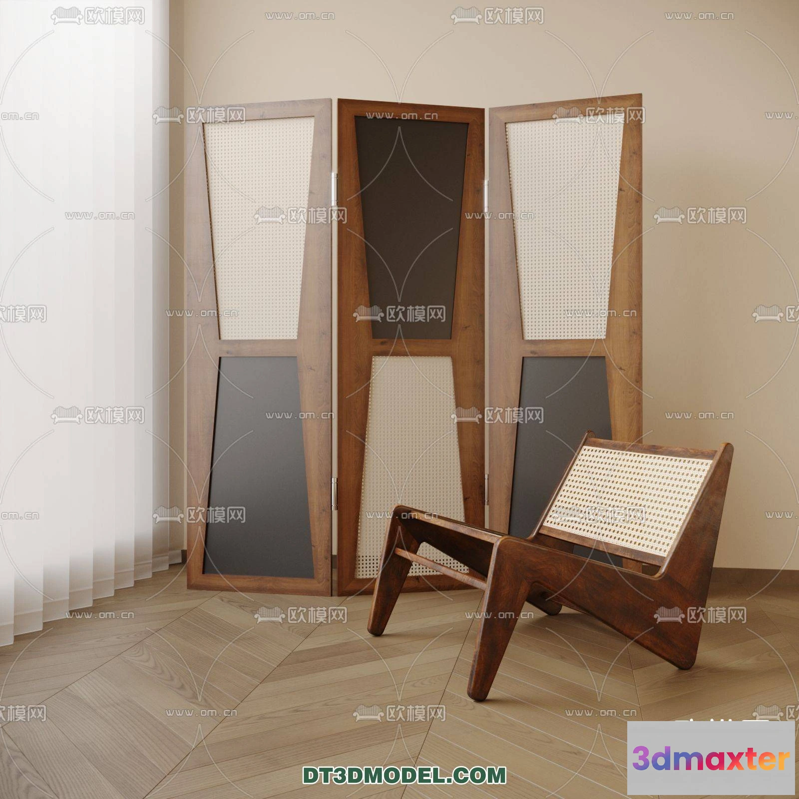 1161820 - WABI SABI STYLE 3D MODELS - CHAIR - ARMCHAIR - 0133