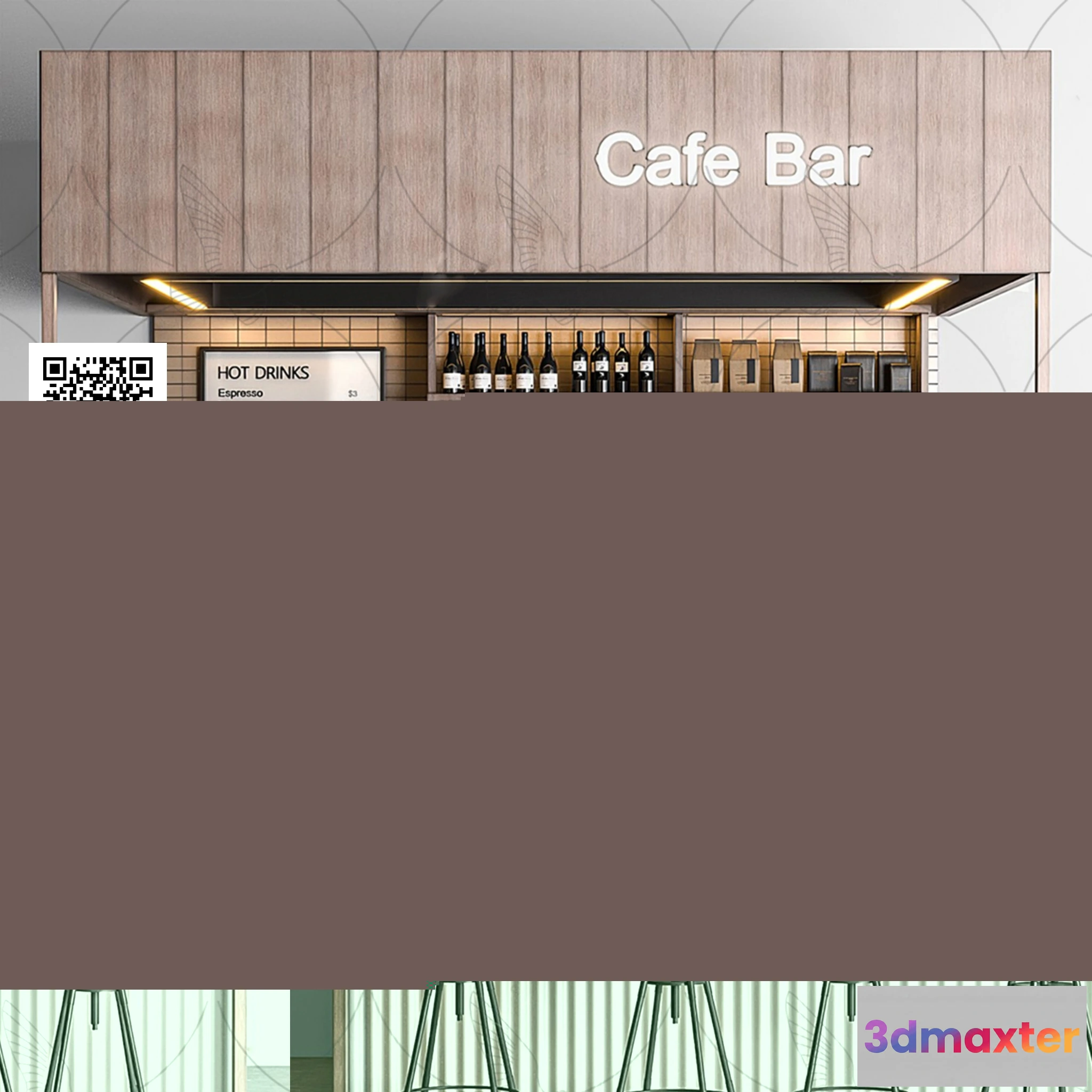1245900 - OTHER MODELS - BAR - VRAY  CORONA - 3D MODEL - 4074