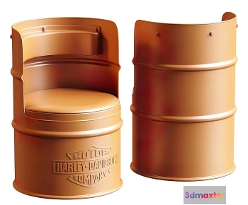 1263460 - Chair And Armchair - Modern - 3D Model Download - 055