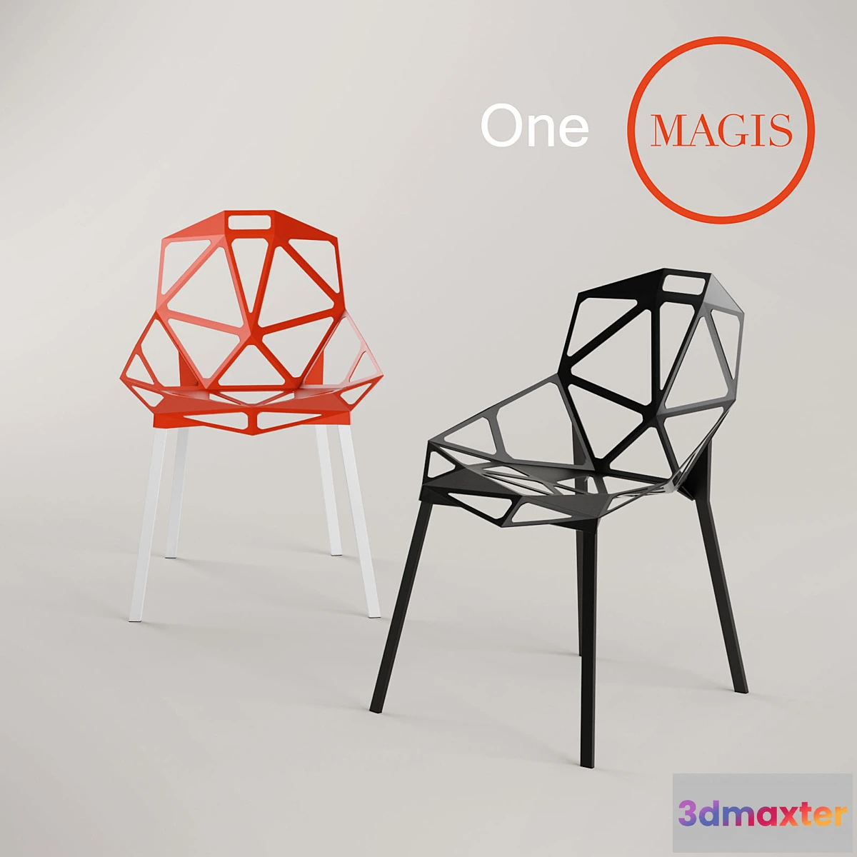 1267382 - One (stacking chair) Magis 3D Max