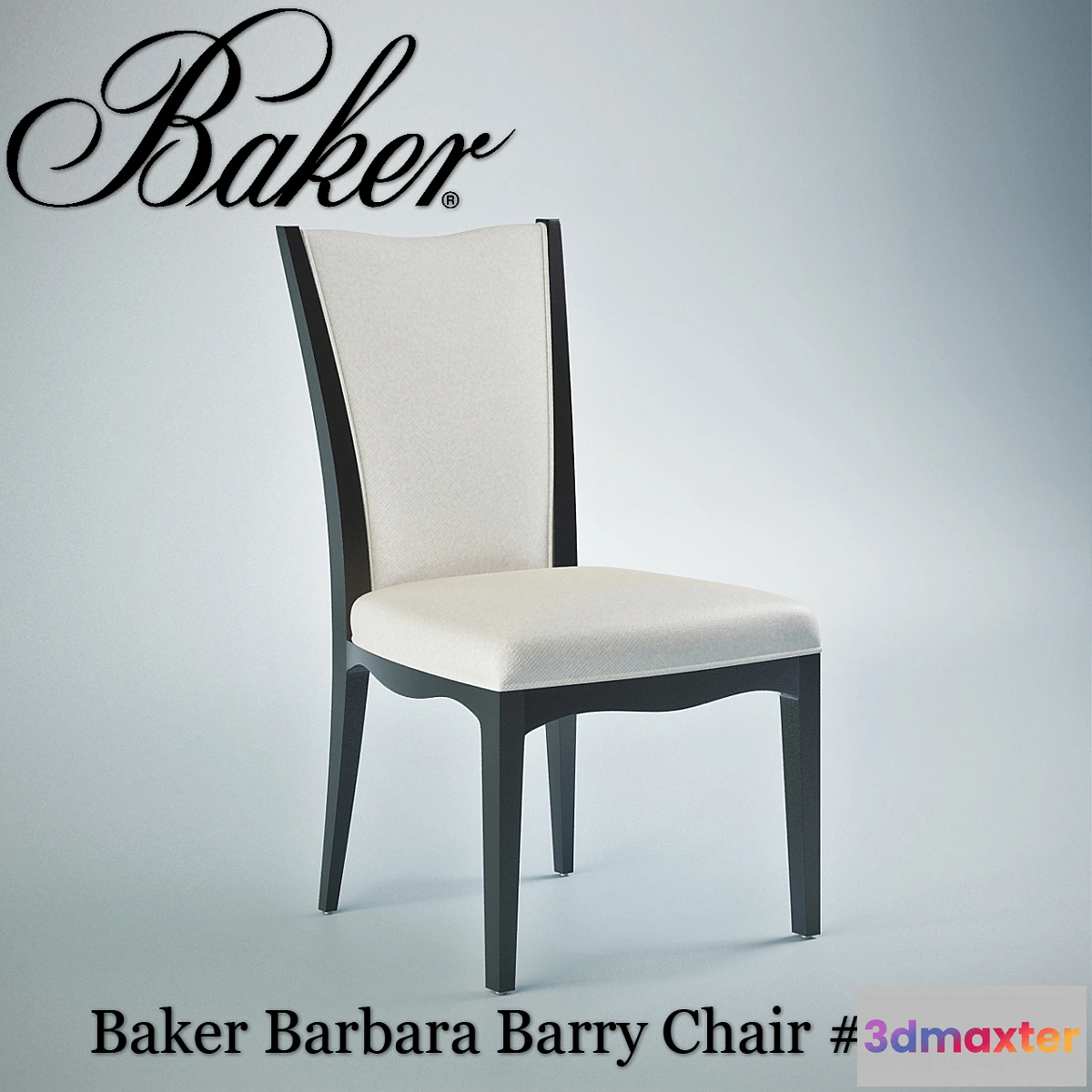 1269351 - Baker Barbara Barry Chair # 3446 3D Max