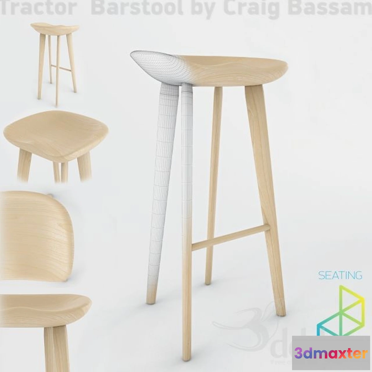 1270615 - Tractor Barstool - No.2 3D Max