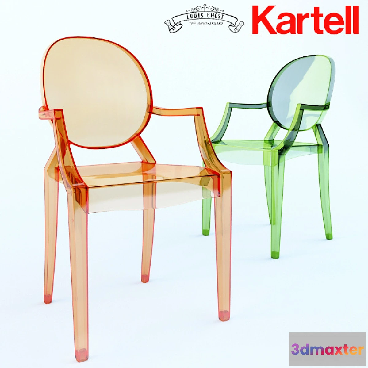 1272348 - Louis Ghost Chair 3D Max