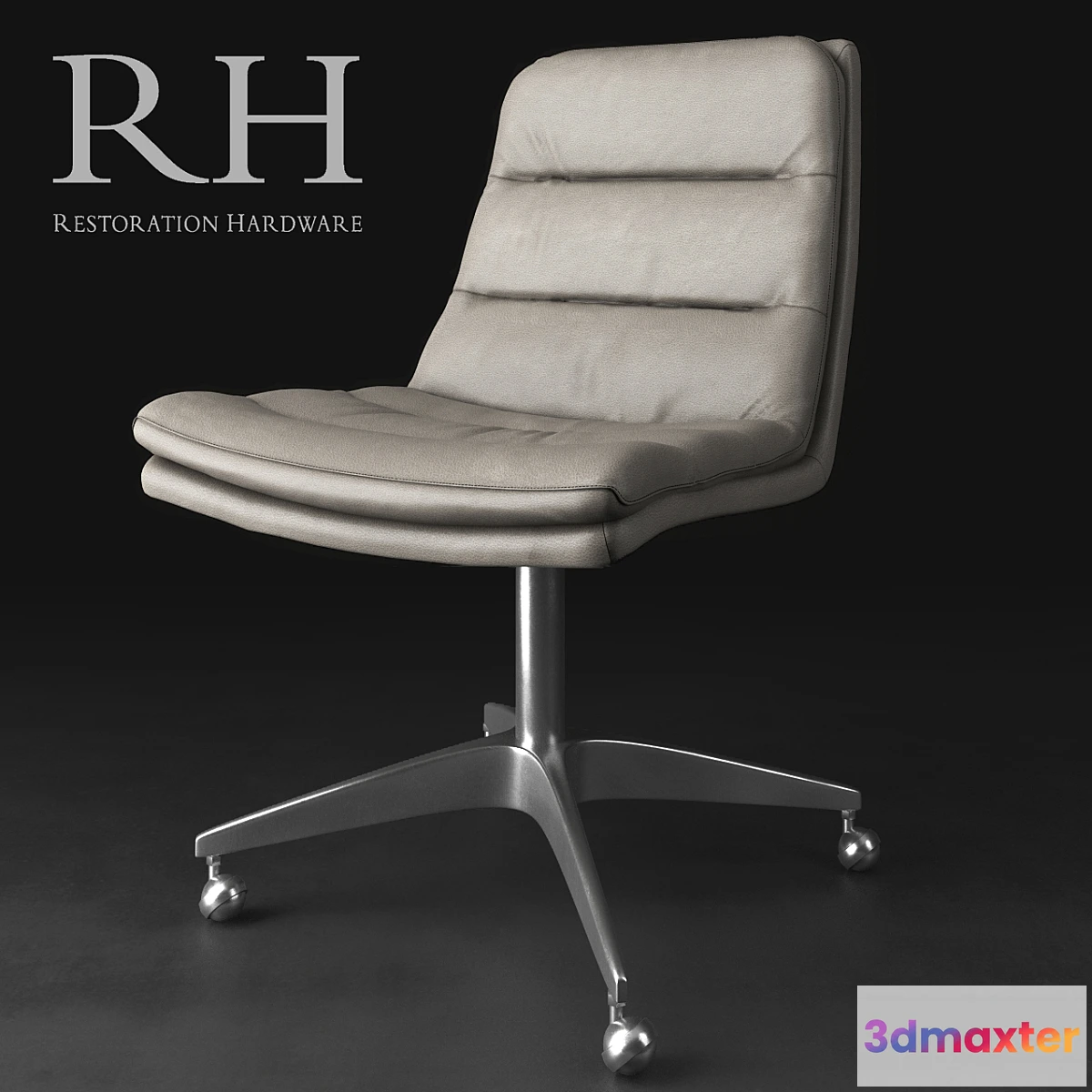 1277982 - GRIFFITH LEATHER DESK CHAIR 3D Max