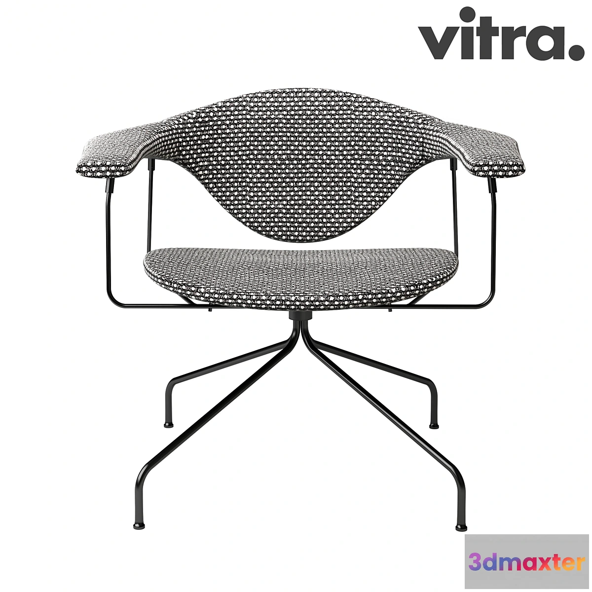 1278434 - Gubi Masculo Swivel Lounge 3D Max