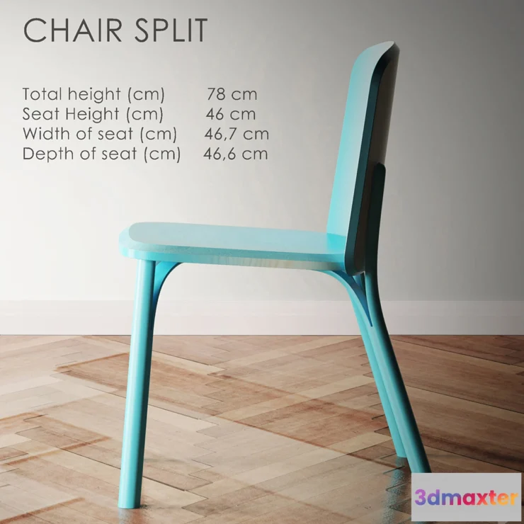 1278714 - Split chair 3D Max