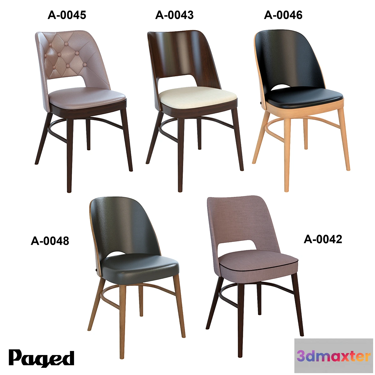 1281266 - Paged chairs A-class 3D Max