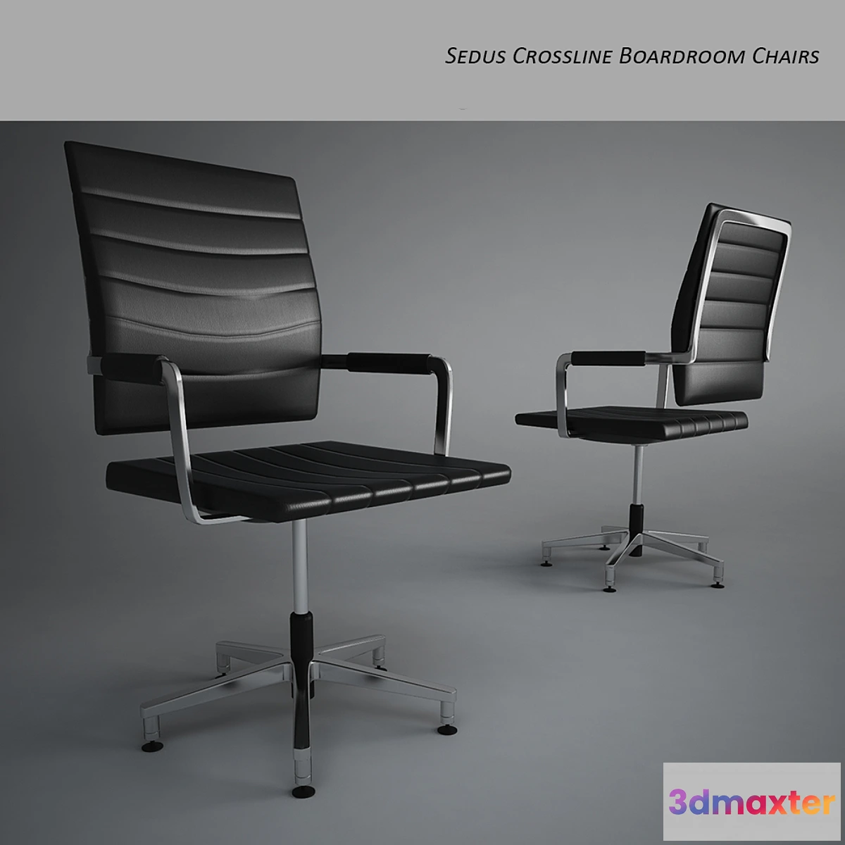 1285338 - Sedus Crossline Boardroom Chairs 3D Max