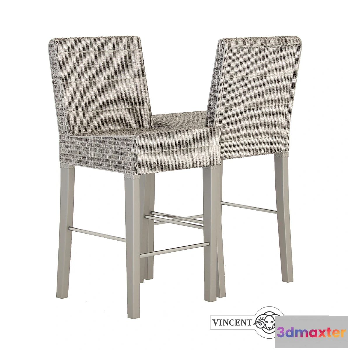 1287234 - BAR STOOL EDWARD (VICENT SHEPPARD) 3D Max